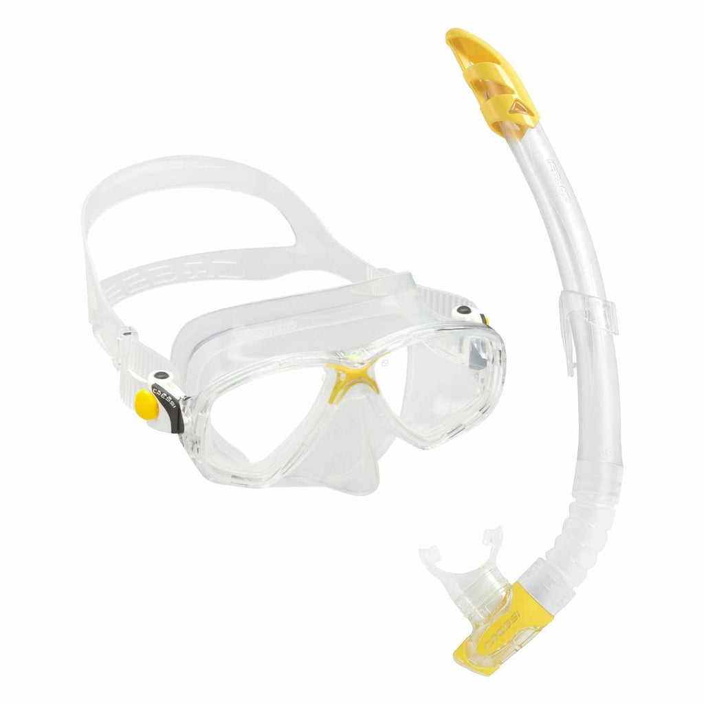 Snorkeling Kit Marea Vip Yellow Cressi DM1000051