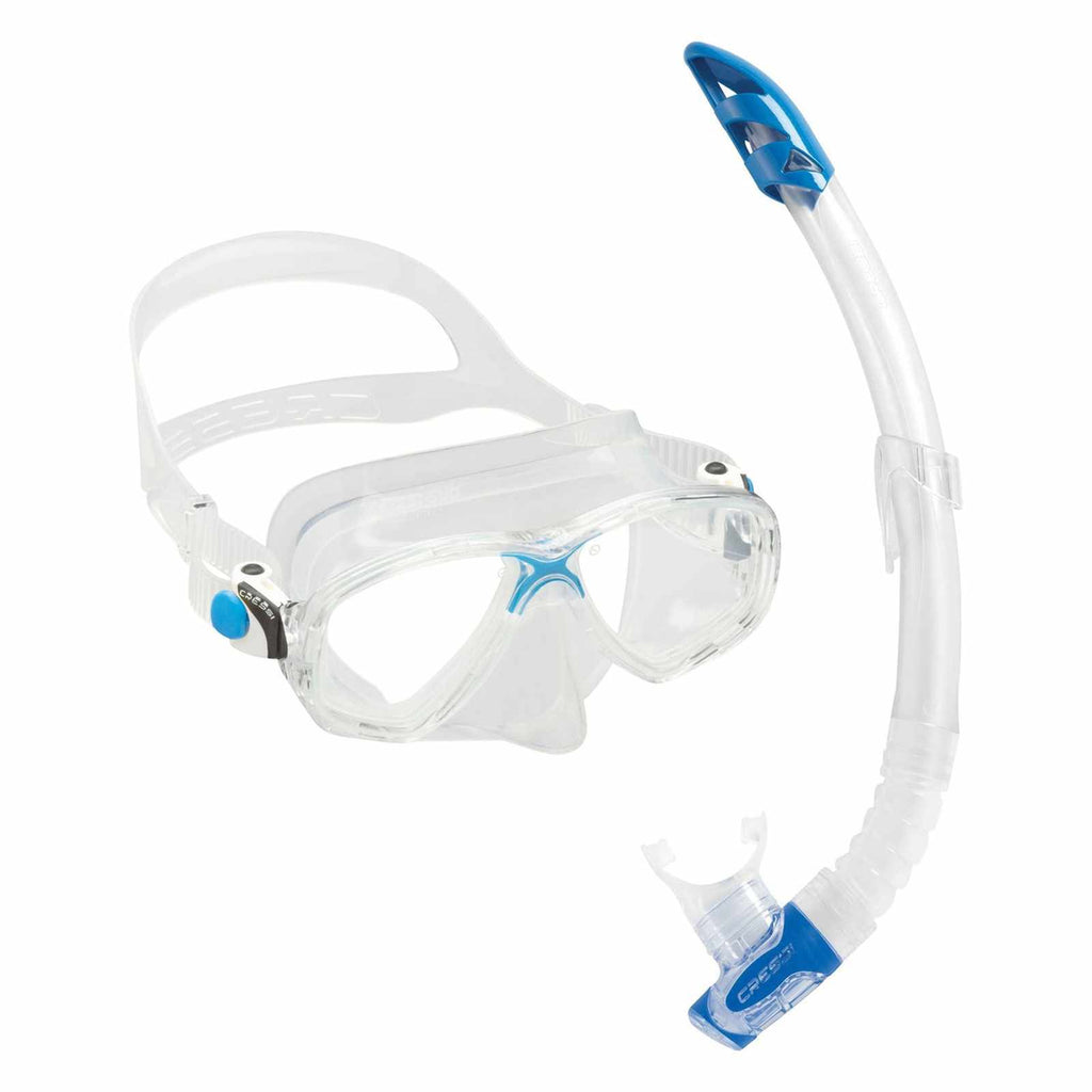 Snorkeling Kit Marea Vip Clear-Blue Cressi DM1000052
