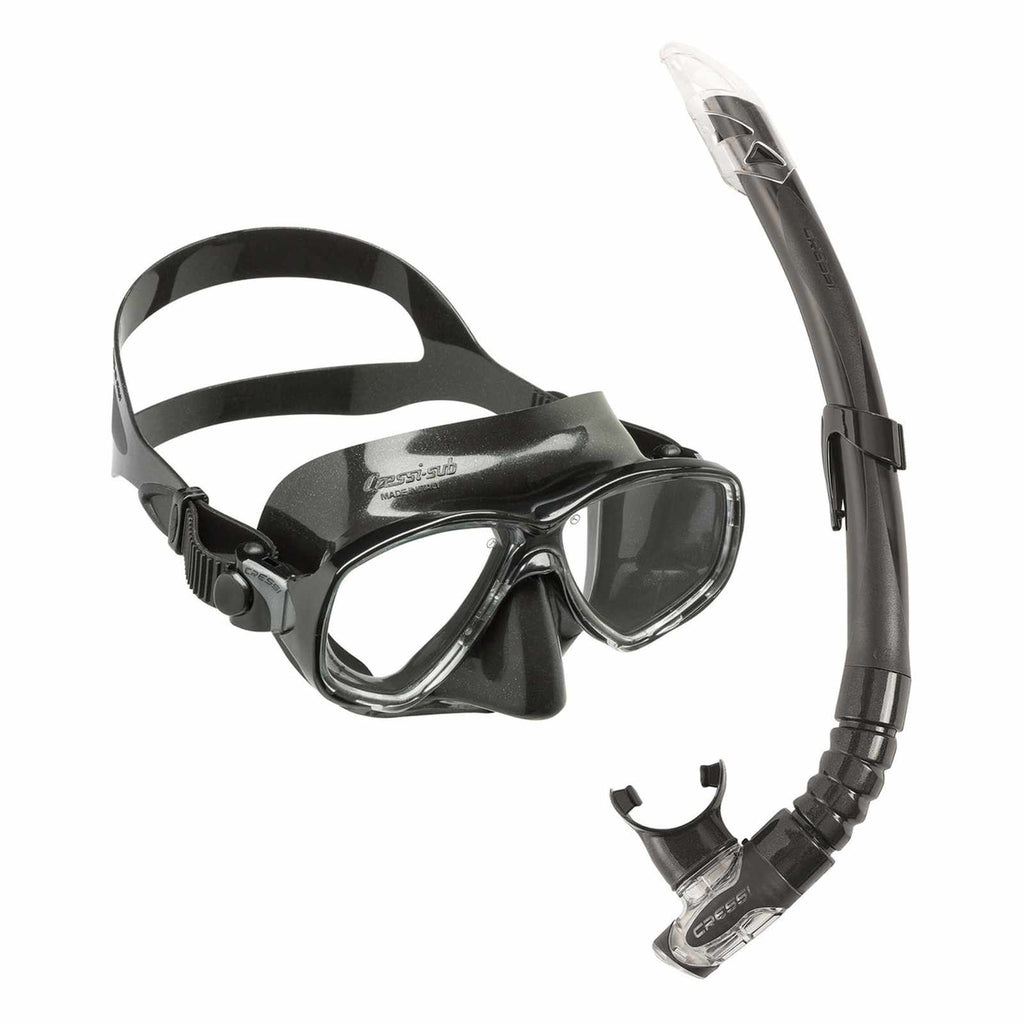 Snorkeling Kit Marea Vip Black Cressi DM1000055