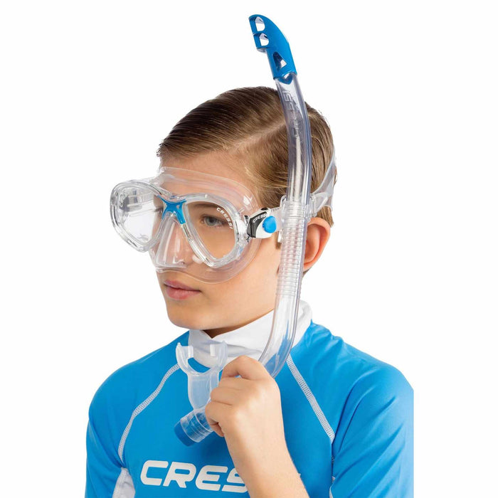 Snorkeling Kit Marea Vip Kids Blue Cressi DM1000062