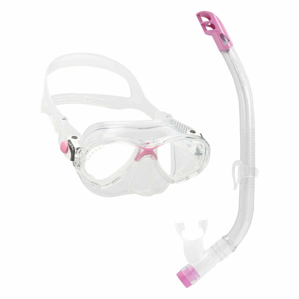 Kit de snorkel Marea Vip Niños Rosa Cressi DM1000064