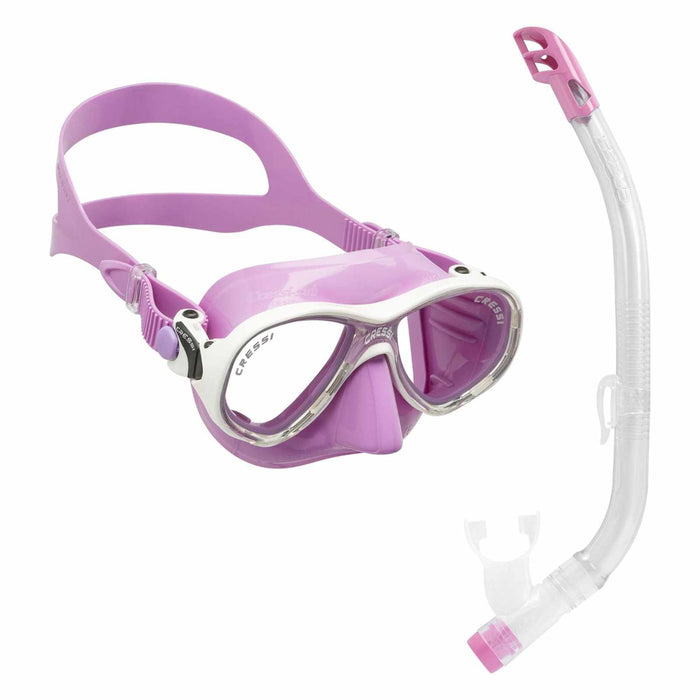 Snorkeling Kit Marea Vip Colorama Kids Lilac Cressi DM1000067