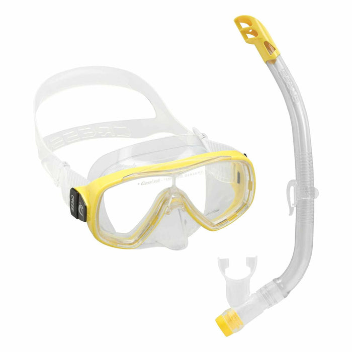Snorkeling Kit Ondina Vip Kids Yellow Cressi DM1010131