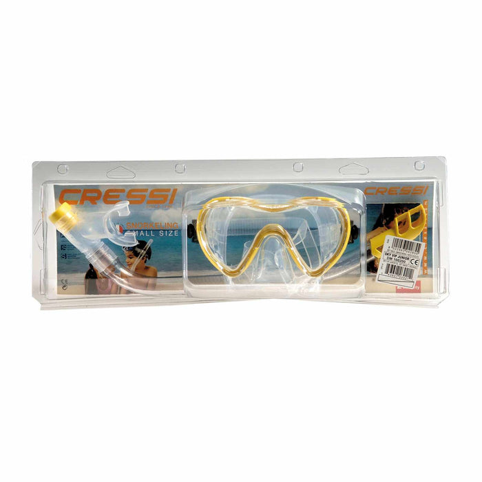 Snorkeling Kit Ondina Vip Kids Yellow Cressi DM1010131