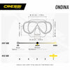 Snorkeling Kit Ondina Vip Kids Yellow Cressi DM1010131