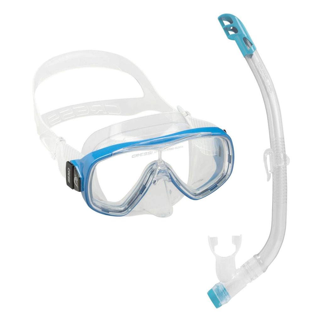Kit de snorkeling Ondina Vip Enfant Bleu Cressi DM1010132