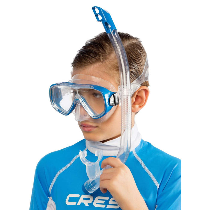 Kit de snorkeling Ondina Vip Enfant Bleu Cressi DM1010132