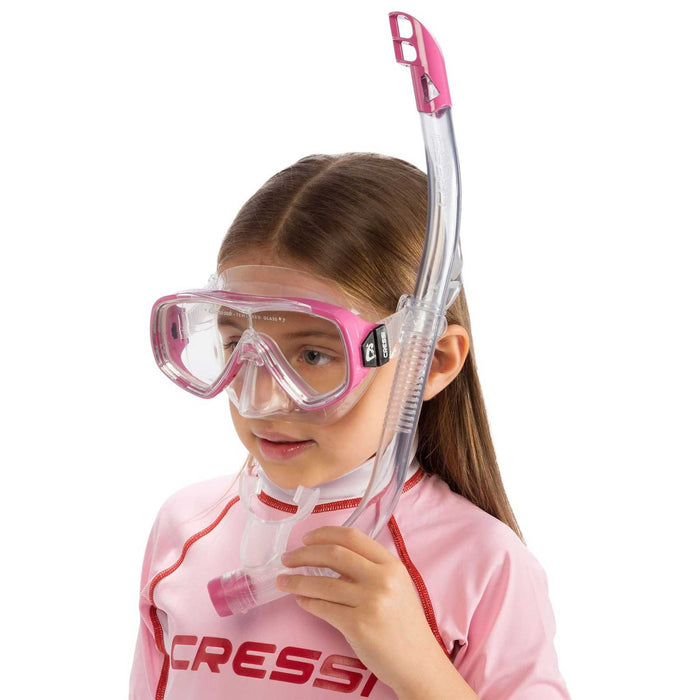 Snorkeling Kit Ondina Vip Kids Pink Cressi DM1010134