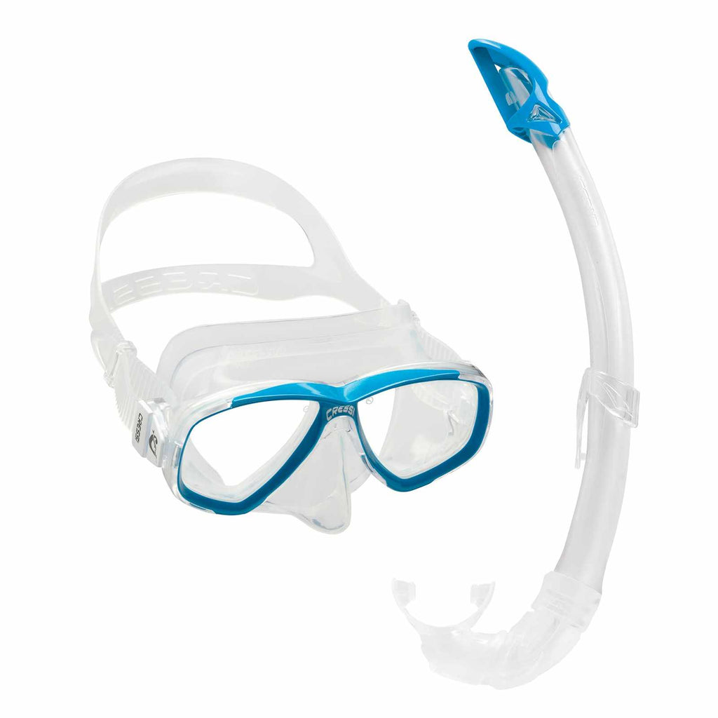 Snorkeling Kit Perla Transparent-Blue Cressi DM101120
