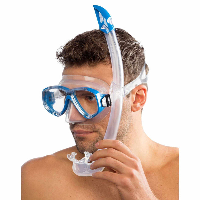 Snorkeling Kit Perla Transparent-Blue Cressi DM101120