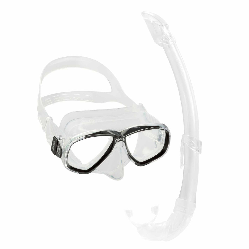 Snorkeling Kit Perla Transparent-Black Cressi DM101150