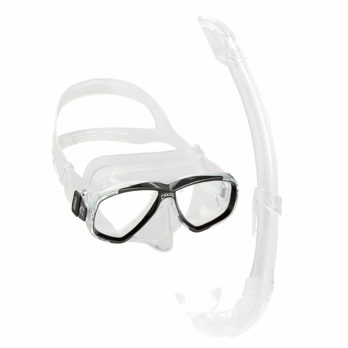 Snorkeling Kit Perla Transparent-Black Cressi DM101150