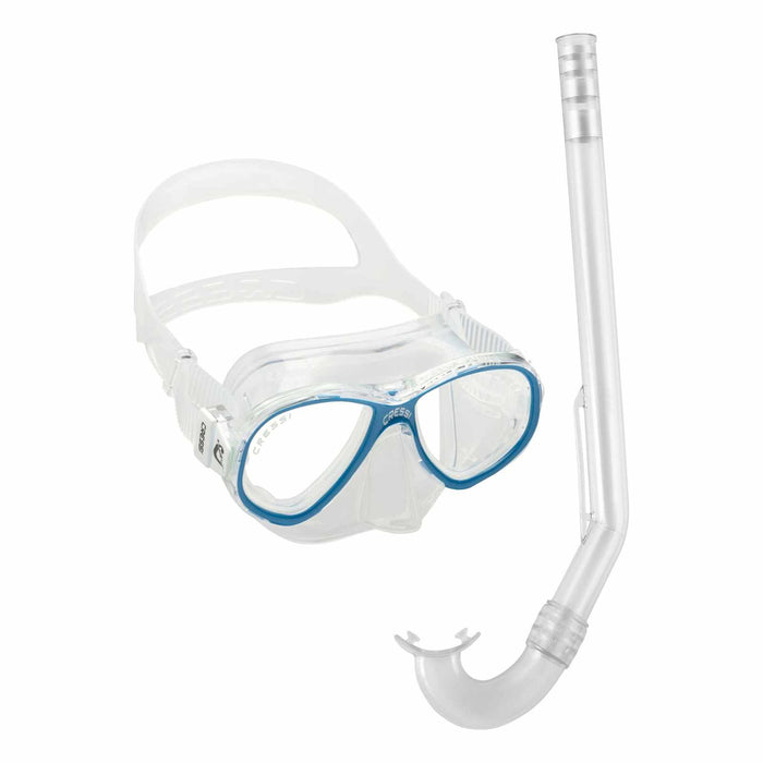 Snorkeling Kit Perla Kids Transparent-Blue Cressi DM101220