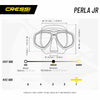 Snorkeling Kit Perla Kids Transparent-Blue Cressi DM101220