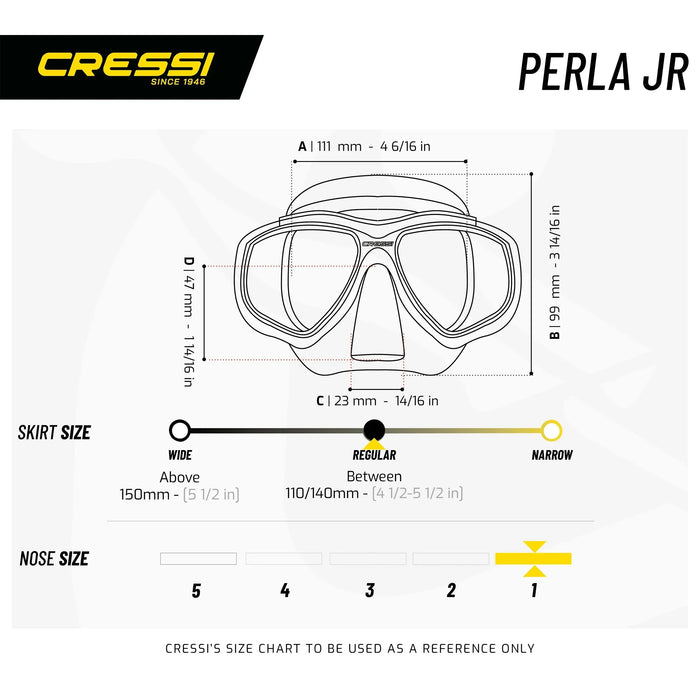Kit de snorkeling Perla Jr Cressi