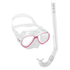 Kit di Snorkeling Perla Bambini Trasparente-Rosa Cressi DM101240