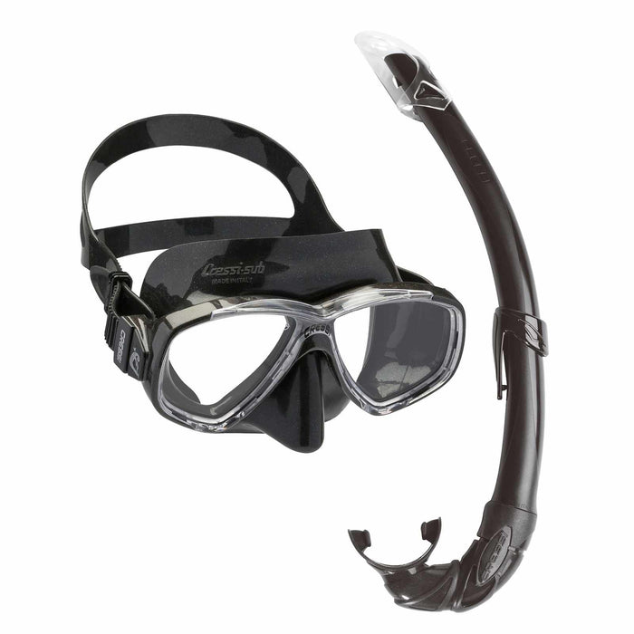 Snorkeling Kit Perla Dark-Black Cressi DM102017