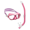 Kit di Snorkeling Moon e Top Colorama Bambini Rosa-Lilla Cressi DM200740