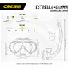 Snorkeling Kit Estrella Vip Transparent-Blue Cressi DM340020
