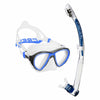 Snorkeling Kit Quantum and Itaca Ultra Dry Transparent-Blue Cressi DM400020