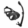 Kit da snorkeling Quantum e Itaca Ultra Dry Nero Scuro Cressi DM405050