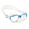 Snorkeling Silicone Mask Moon Kid Transparent-Blue Cressi DN200620