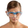 Snorkeling Silicone Mask Moon Kid Transparent-Blue Cressi DN200620