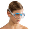 Snorkeling Silicone Mask Moon Kid Transparent-Blue Cressi DN200620