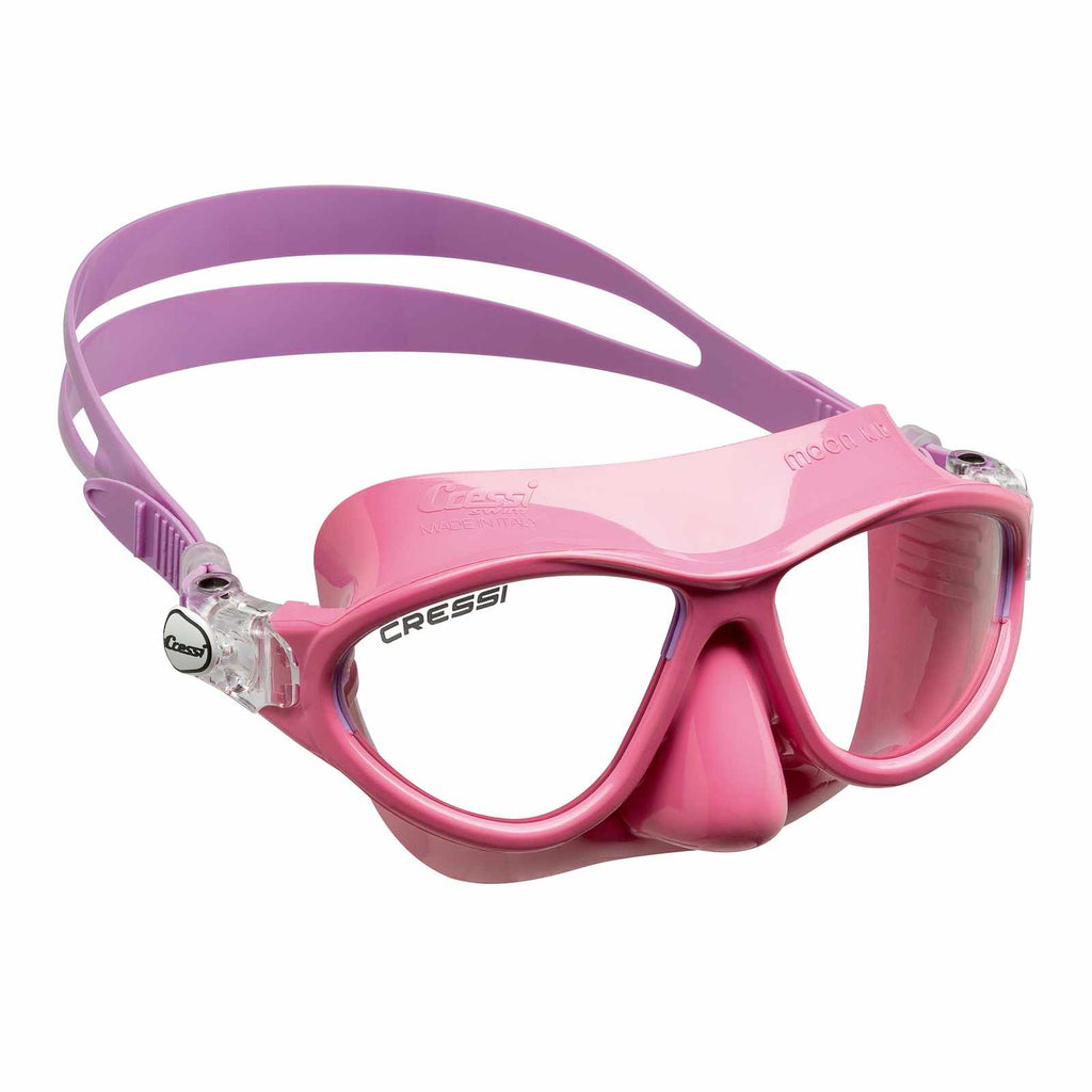 Masque de snorkeling en silicone Moon Kid Colorama Rose-Lilas Cressi DN200740