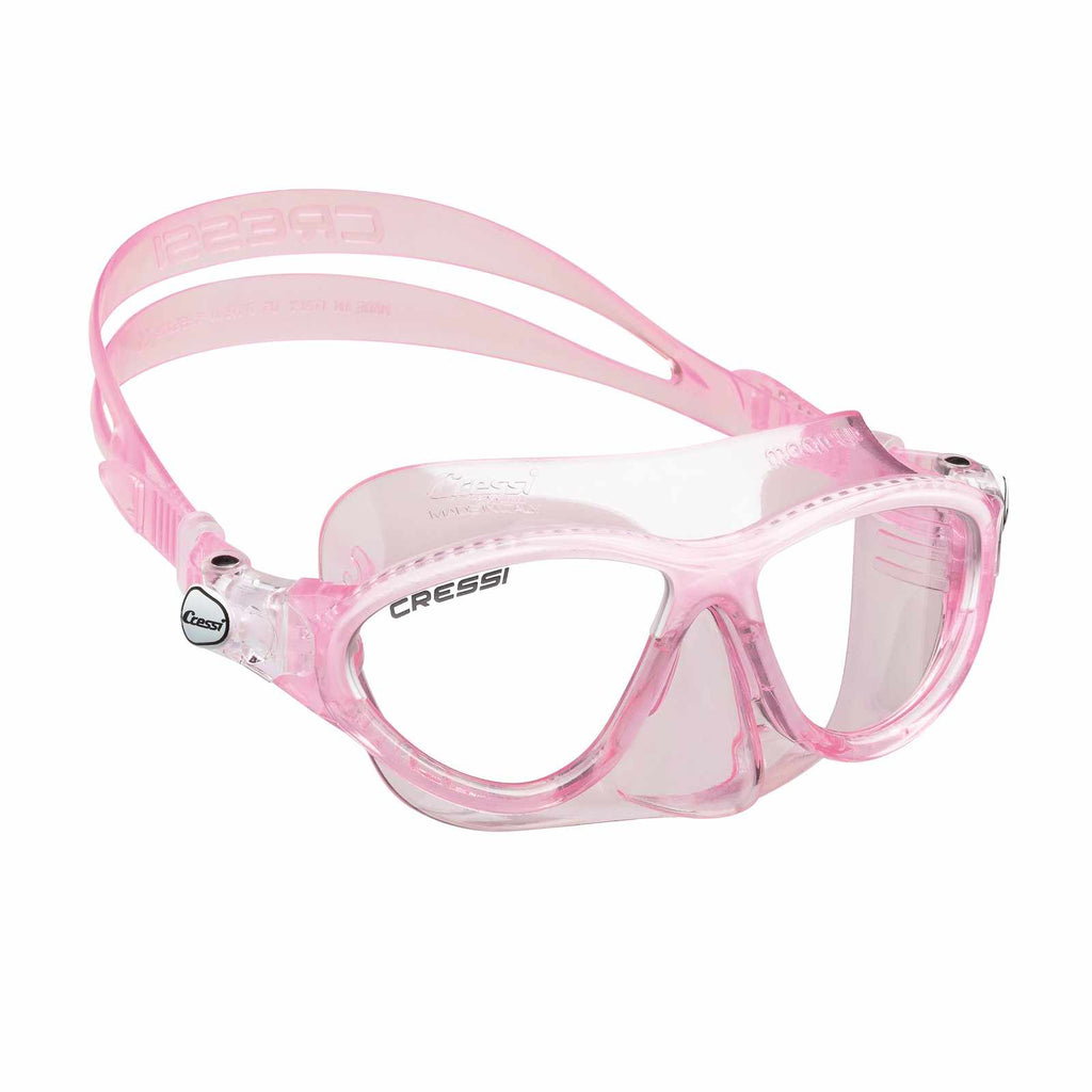 Snorkeling Silicone Mask Moon Kid Colorama Pink-White Cressi DN200834