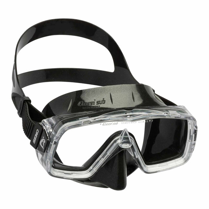Masque de snorkeling en silicone Sirena Noir-Foncé Cressi DN202000