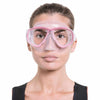 Masque de snorkeling en silicone Perla Transparent-Rose Cressi DN207940