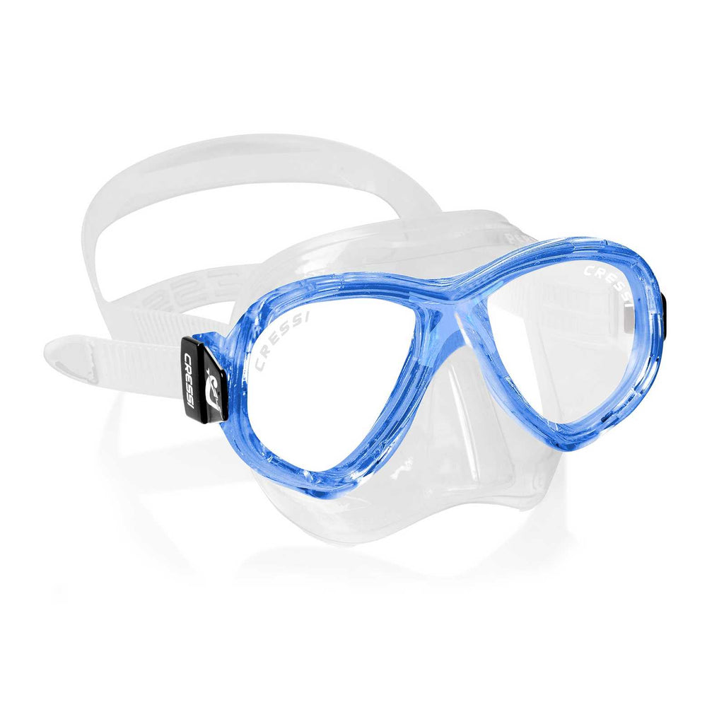 Masque de snorkeling en silicone Perla Enfants Transparent-Bleu Cressi DN208420