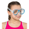 Masque de snorkeling en silicone Perla Enfants Transparent-Bleu Cressi DN208420