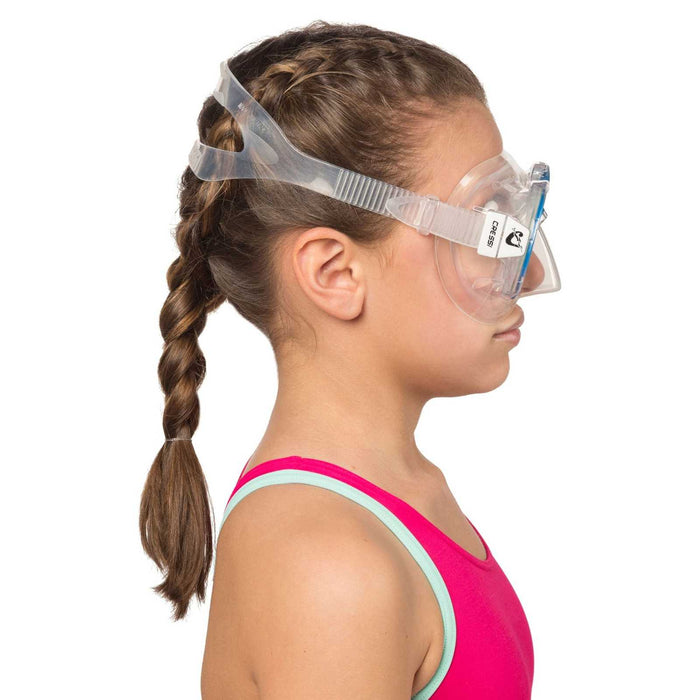 Masque de snorkeling en silicone Perla Enfants Transparent-Bleu Cressi DN208420