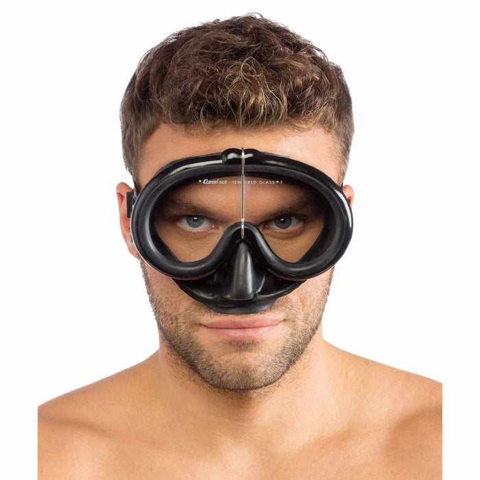 Snorkeling Silicone Mask Pinocchio Dark-Black Cressi DN210000
