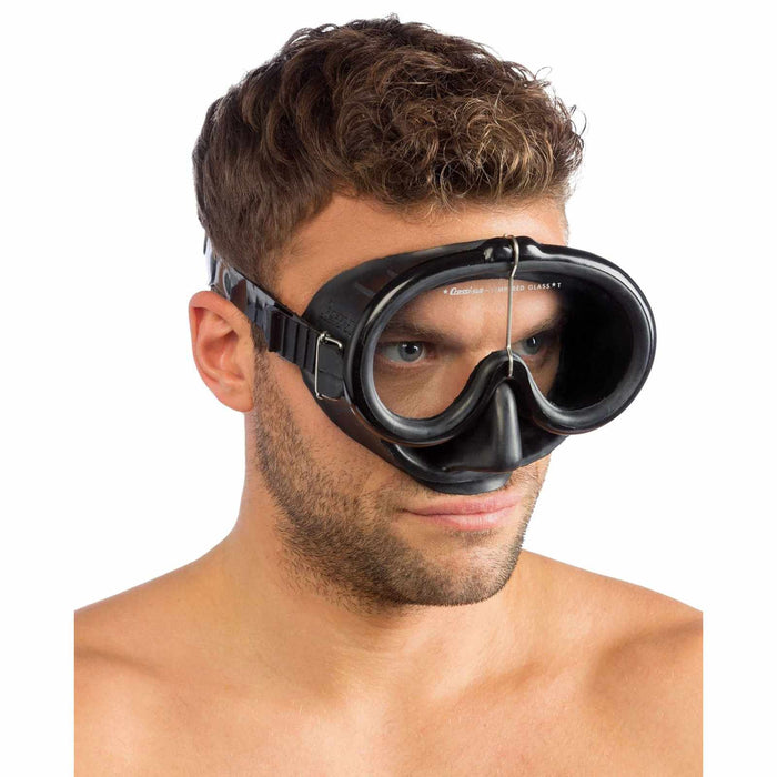 Snorkeling Silicone Mask Pinocchio Dark-Black Cressi DN210000