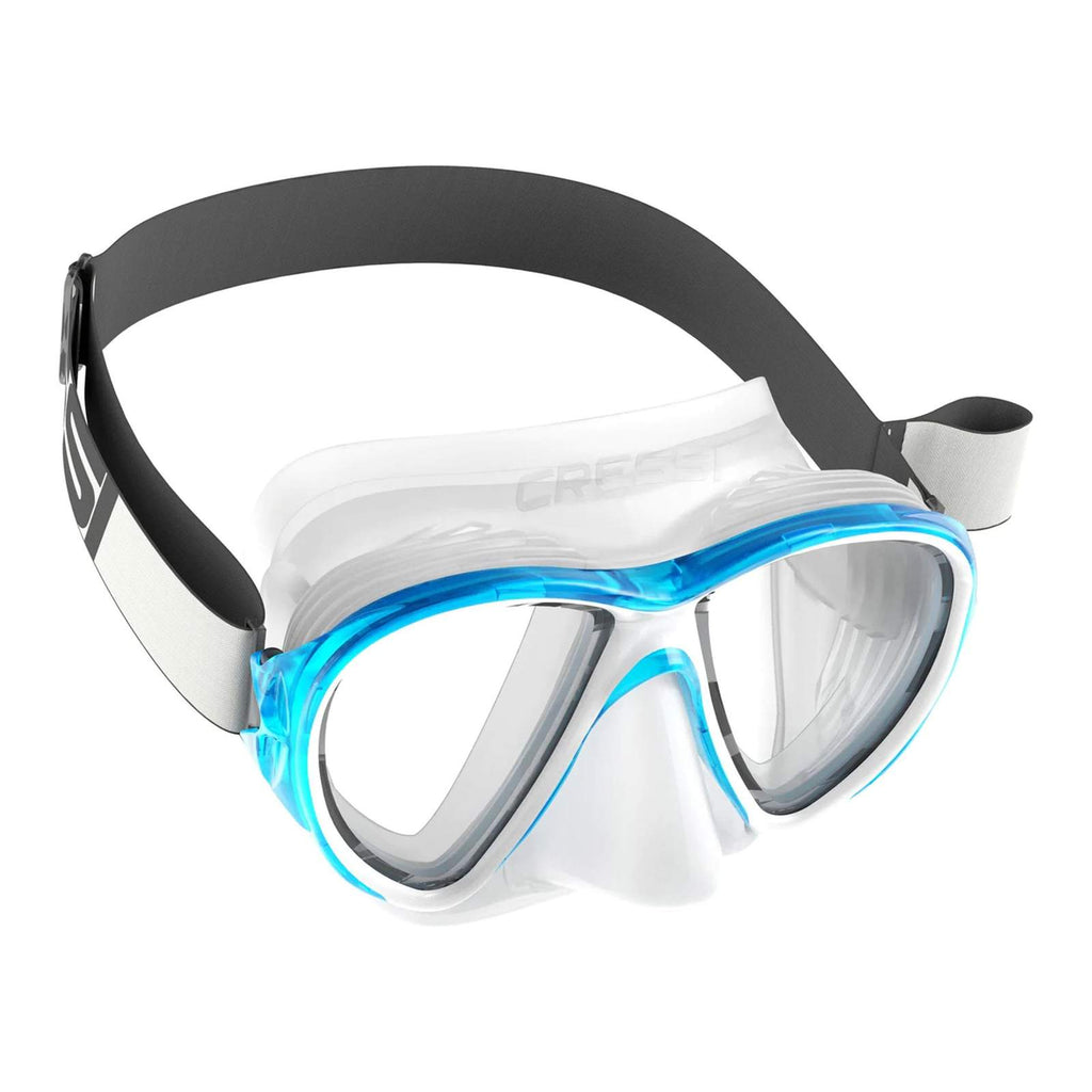 Máscara de Esnórquel de Silicona Fiji Tx Transparente-Aguamarina Cressi DN220025