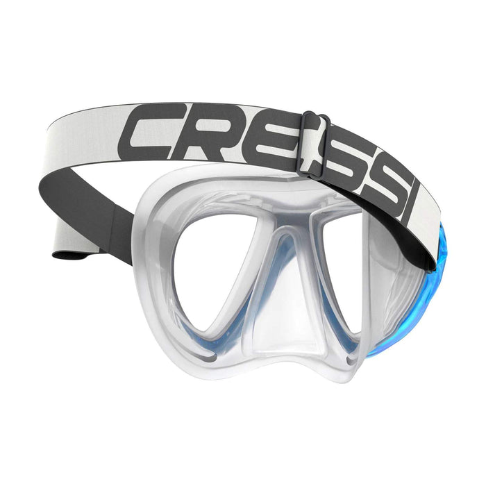 Máscara de Esnórquel de Silicona Fiji Tx Transparente-Aguamarina Cressi DN220025