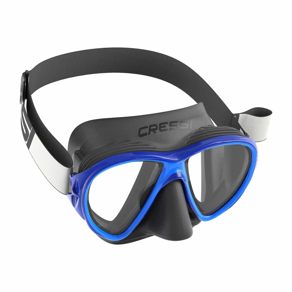 Máscara de Esnórquel de Silicona Fiji Tx Oscura-Azul Cressi DN225020