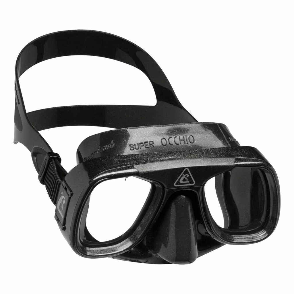 Diving Silicone Mask Superocchio Dark-Black Cressi DN234650