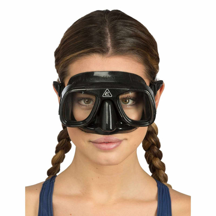 Diving Silicone Mask Superocchio Dark-Black Cressi DN234650