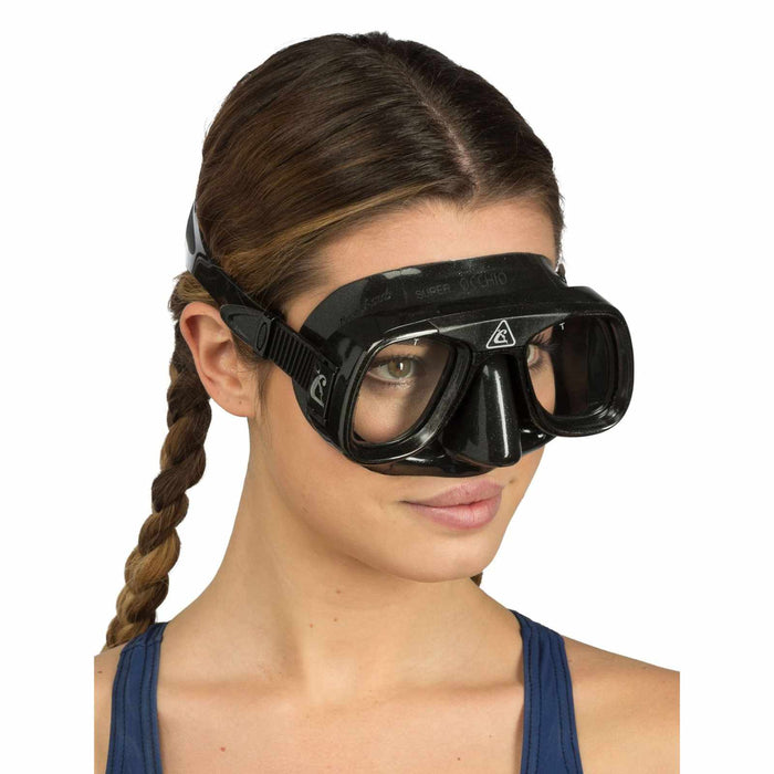 Diving Silicone Mask Superocchio Dark-Black Cressi DN234650
