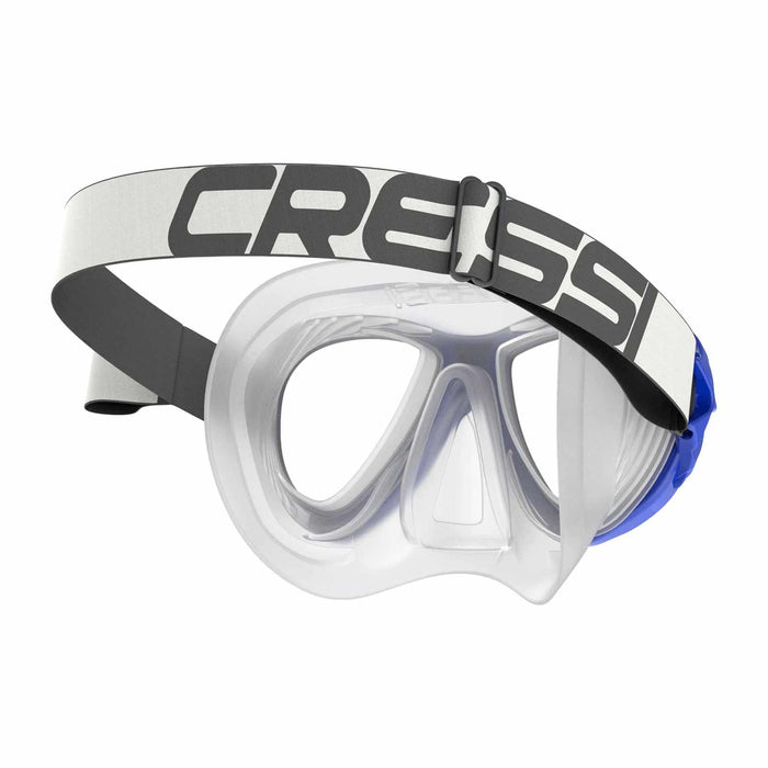 Snorkeling Silicone Mask Samoa Tx Transparent-Blue Cressi DN240020