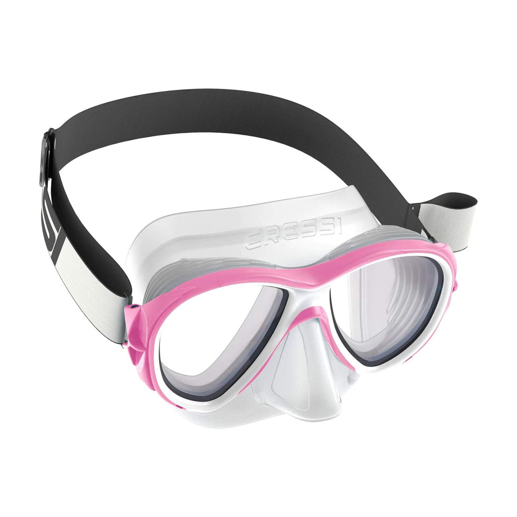 Máscara de Esnórquel de Silicona Samoa Tx Transparente-Rosa Cressi DN240040