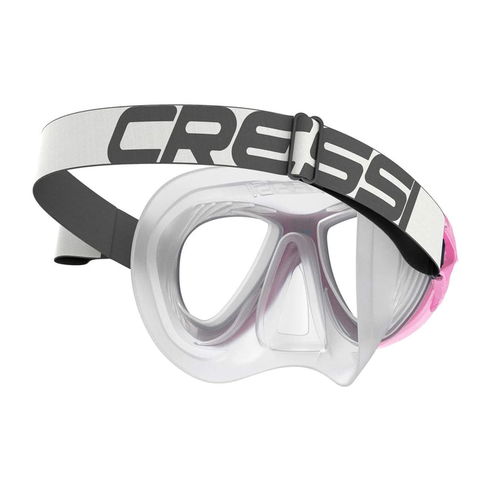 Máscara de Esnórquel de Silicona Samoa Tx Transparente-Rosa Cressi DN240040