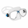 Masque de snorkeling en silicone Marea Transparent-Bleu Cressi DN281020