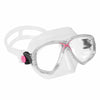 Masque de snorkeling en silicone Marea Transparent-Rose Cressi DN281040