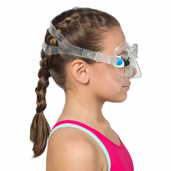 Masque de snorkeling Marea Enfants Transparent-Bleu Cressi DN283020
