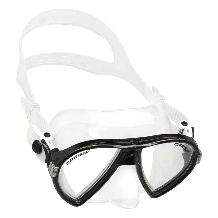 Máscara de snorkel de silicona Océano Transparente-Negro Cressi DN291050